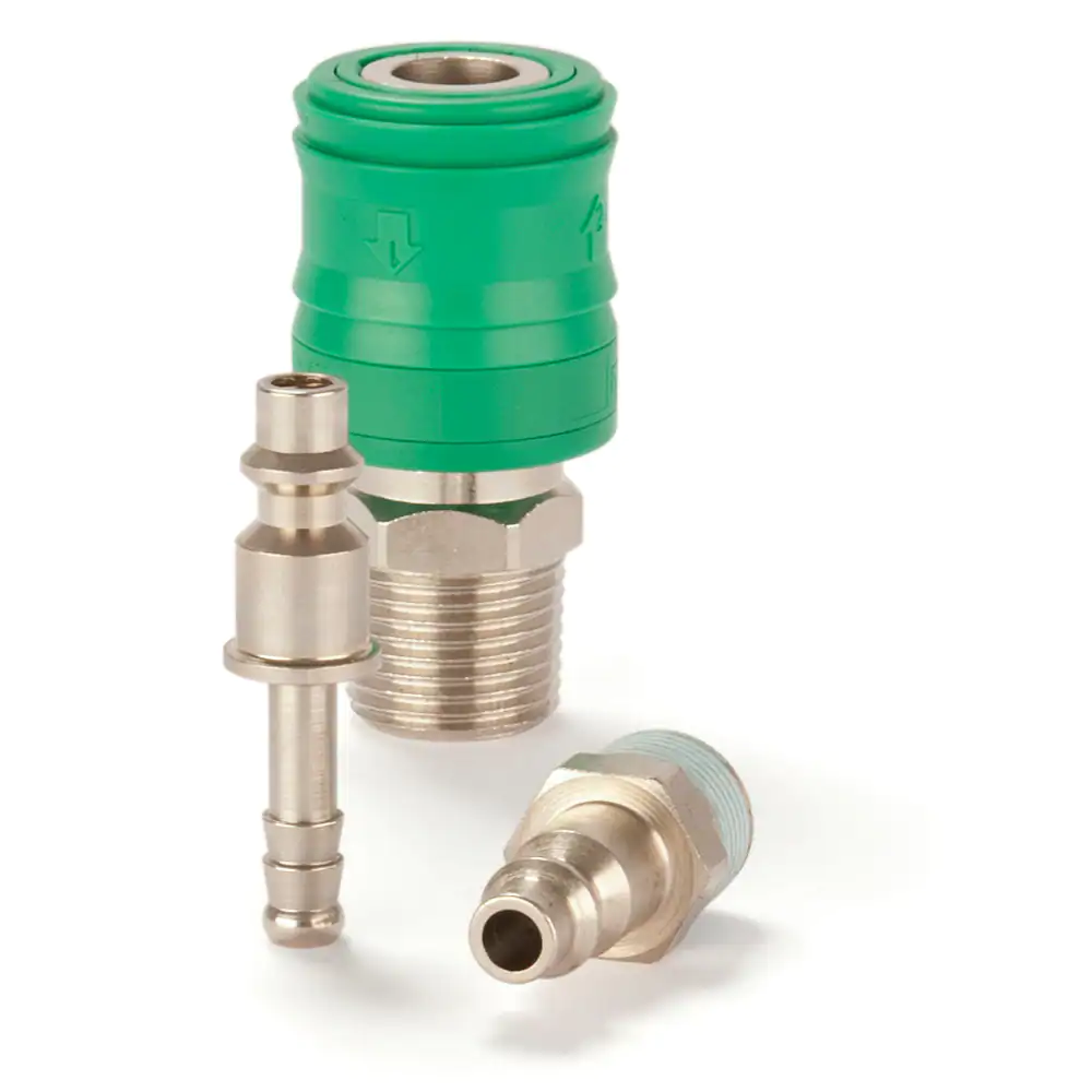 Parker優質的安全型快換接頭帶自排氣功能，24系列